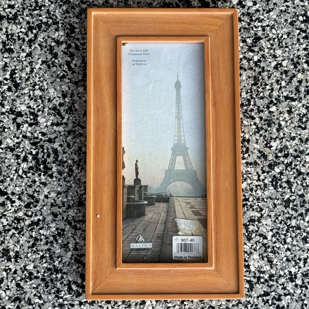 Malden Tan Wooden Picture Frame * Brand New